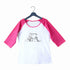 Nerd Wordplay CURIOSITY KILLED THE CAT Custom Printed Graphic Design Raglan T-Shirt for Women